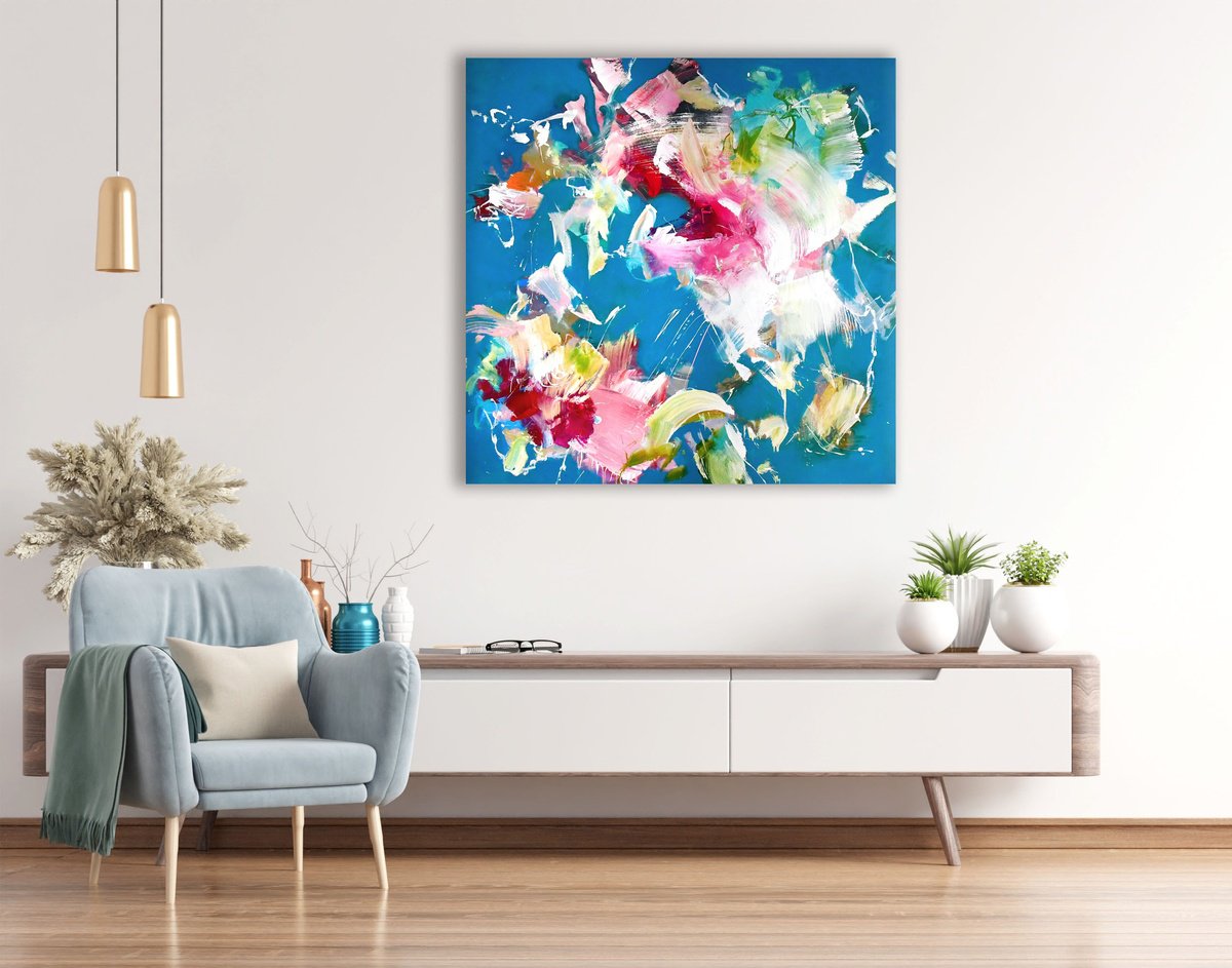 If This Is Heaven... By Kirsten Handelmann, 39 X 39, Artwork For Sale On Artfinder
