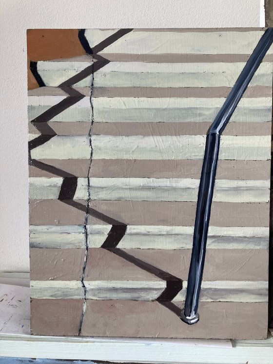 Steps Rail Shadow