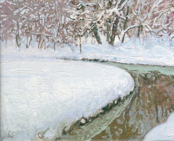 At the Ponomarka River in January