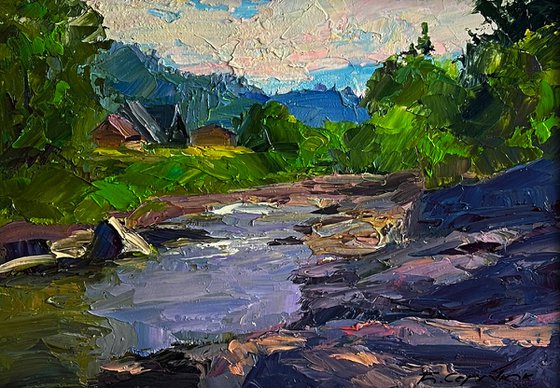 Near a Mountain Stream