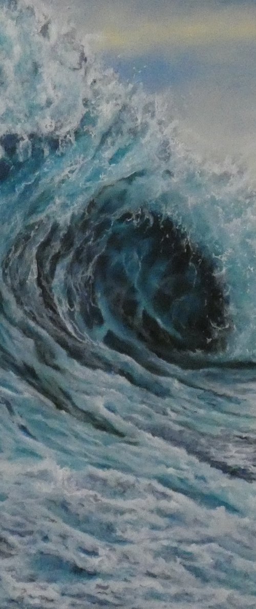 La carezza di un mare agitato - ocean wave by Gianluca Cremonesi