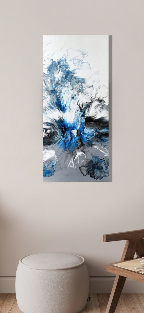 Blue Echo Bloom by Tatiana Malinovscaia