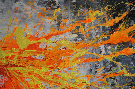 Twisting Fire V - CANVAS ONLY