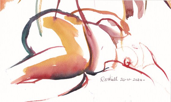 reclining female nude