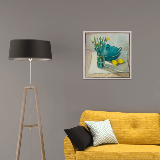 Still Life With Lemons FRAMED