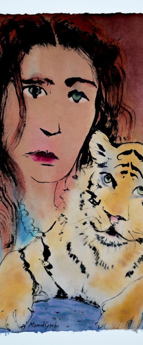 The Lady AND the Tiger by Marcel Garbi