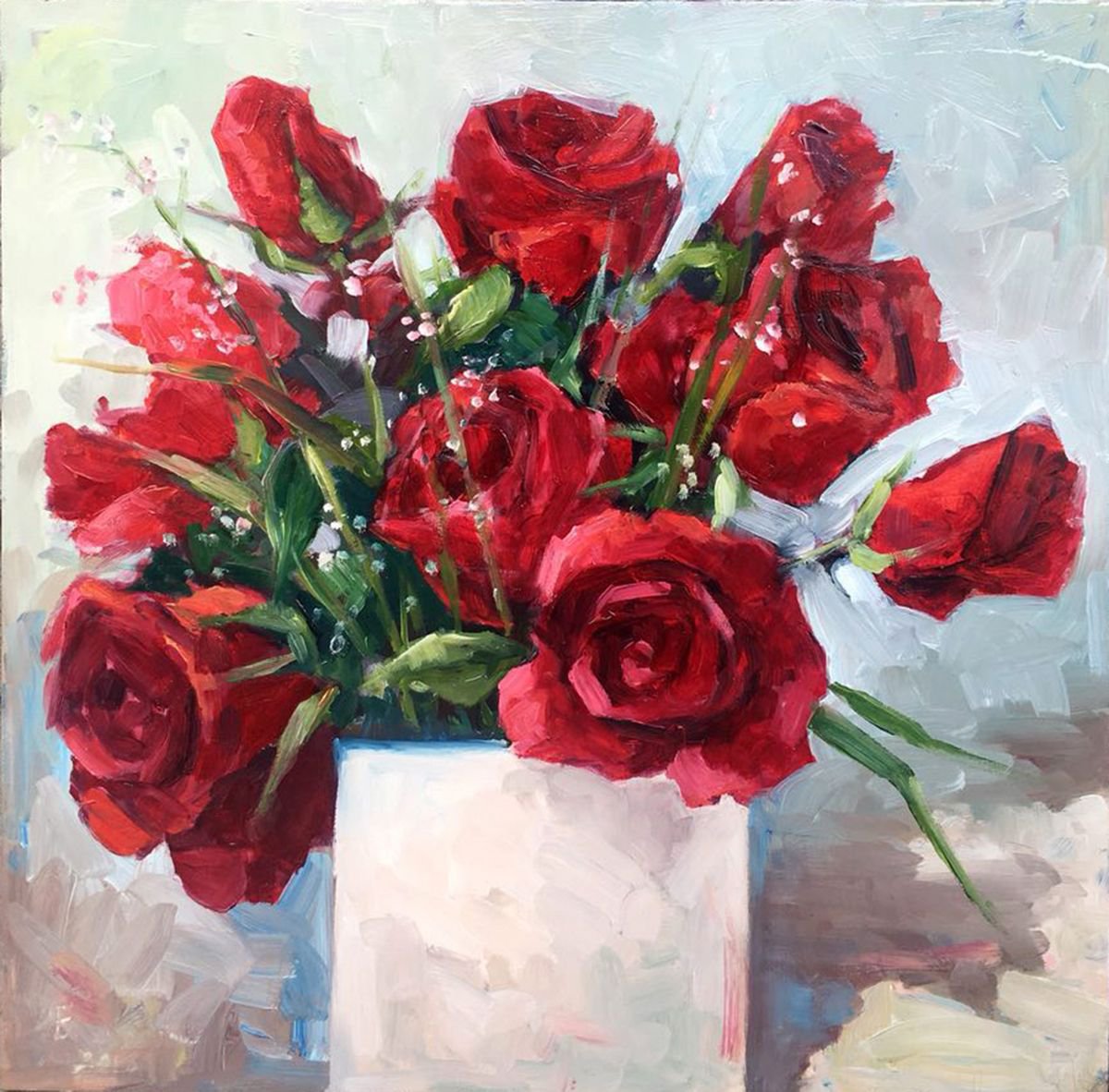 Red Roses02 by Bahareh Kamankesh