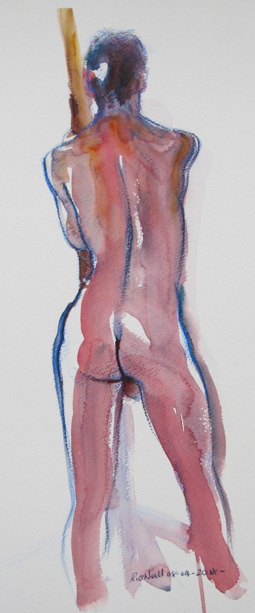Standing male nude by Rory O’Neill