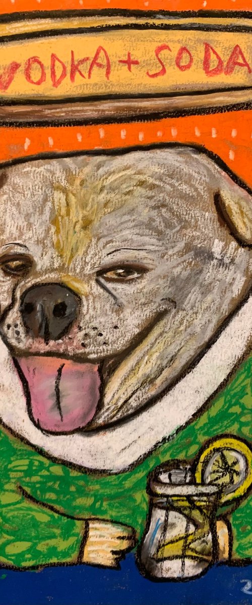 Drinking dog #162 by Pavel Kuragin