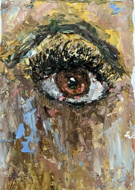 Brown eye