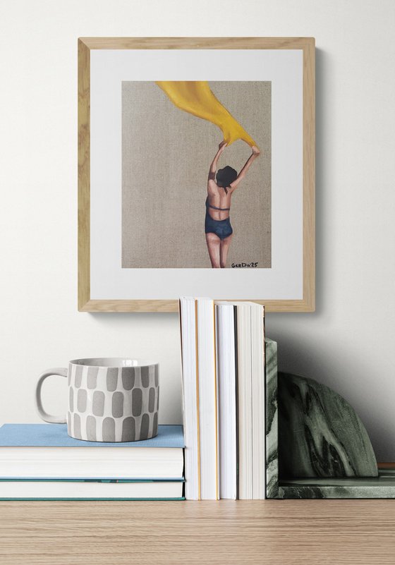 Girl with the Yellow Towel