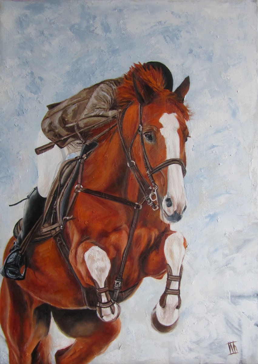 Above only the clouds... Horse by Ira Whittaker