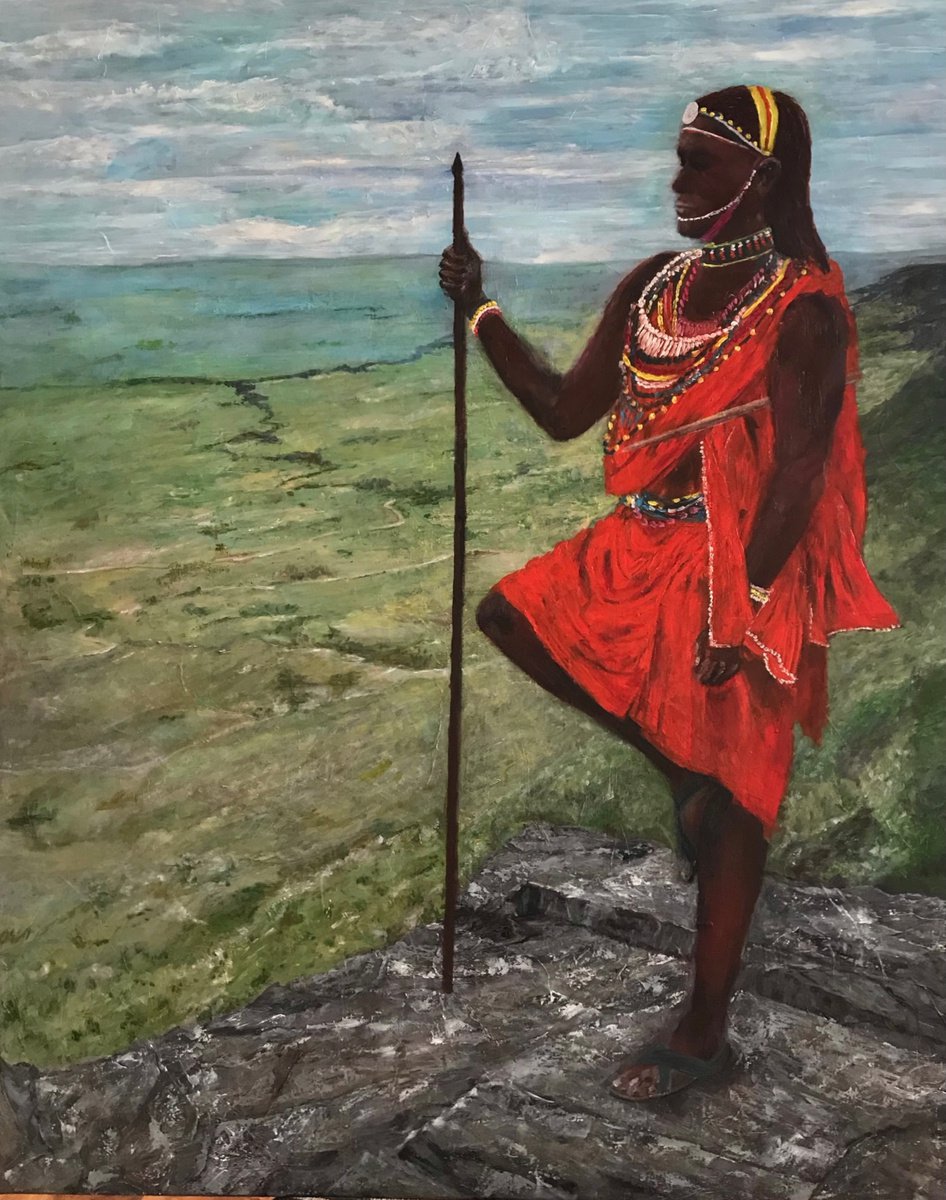 Tanzanian Massai by Krystyna Przygoda