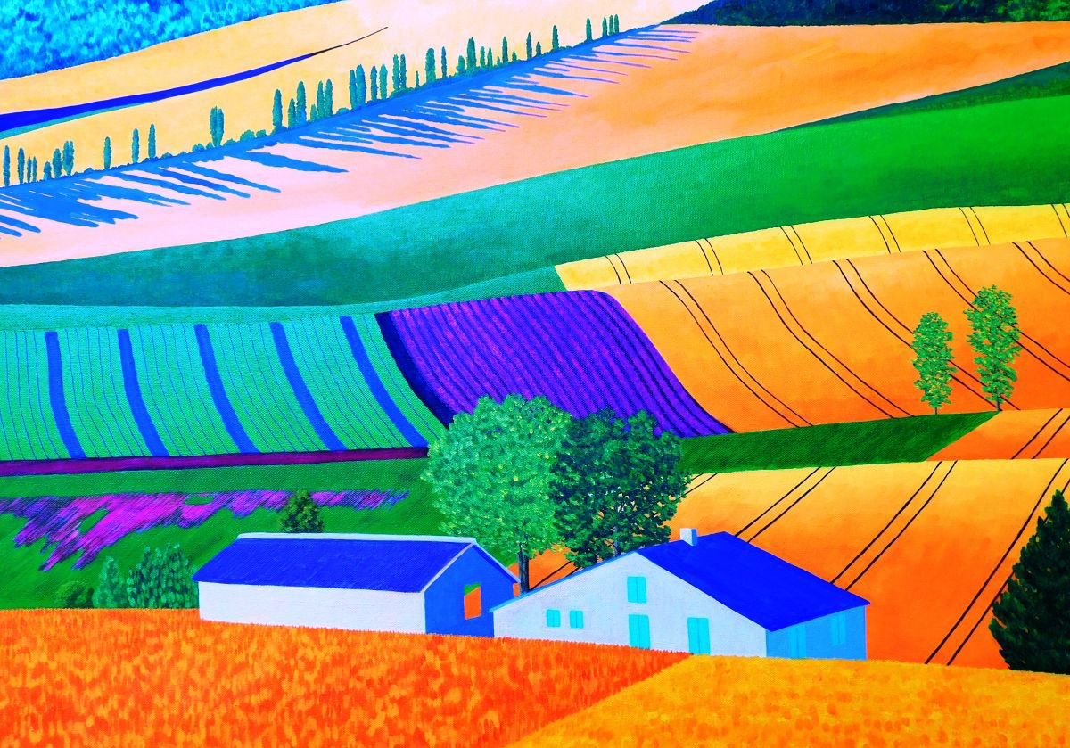 Summer, le Gers, France by Ruth Cowell