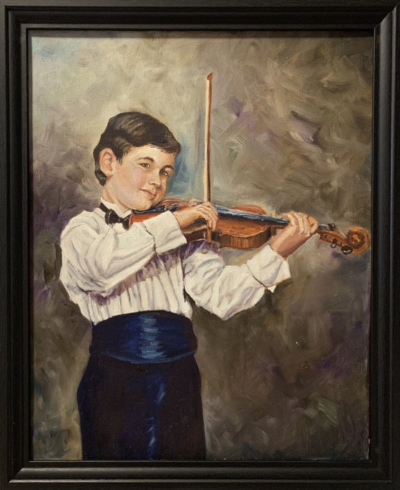 Young violinist