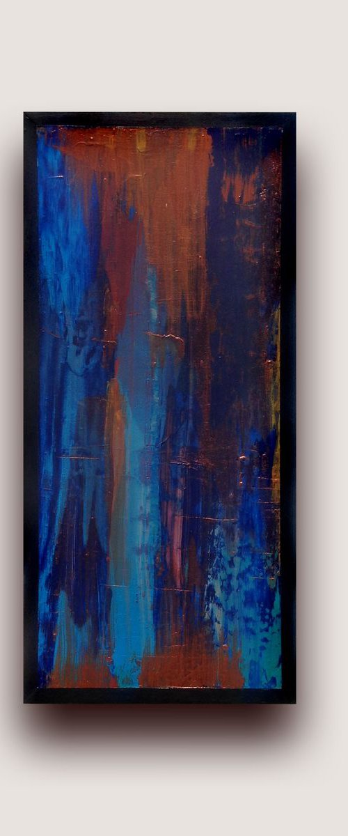 Copper Reflections 1 - abstract painting by Matthew Withey
