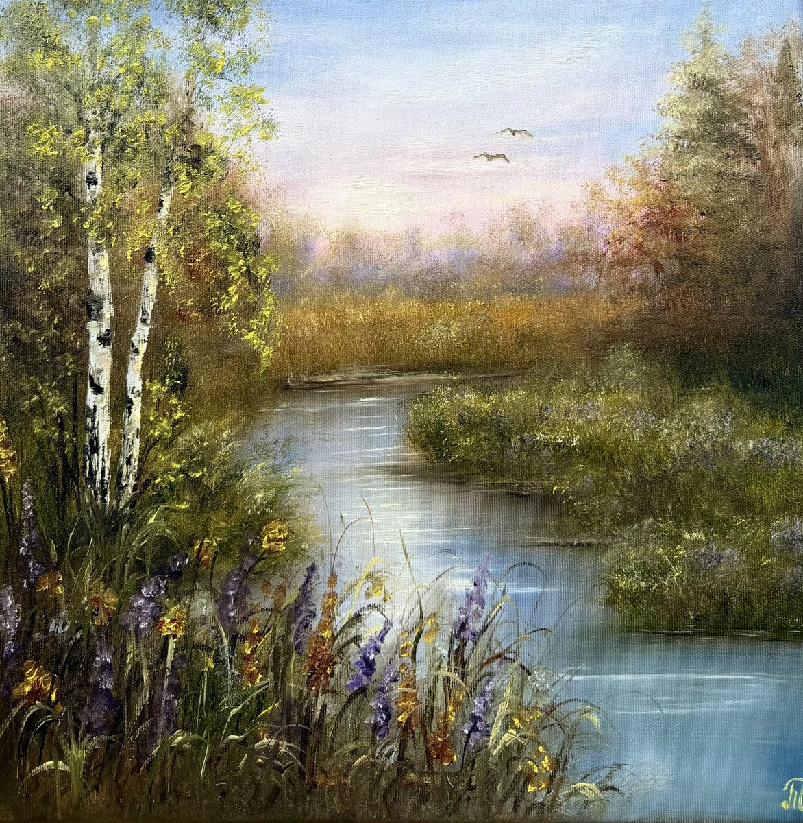 Where Time Walks Slowly By Tanja Frost, 16 X 16, Artwork For Sale On Artfinder