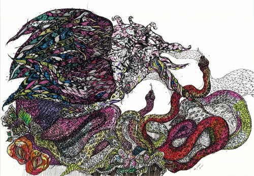 Unicorn&Snakes by Maria Susarenko