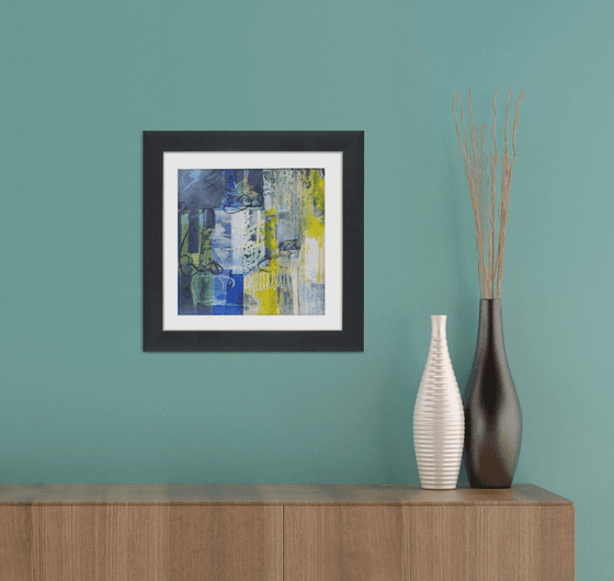 Abstraction #23 - Framed and ready to hang - original abstract painting