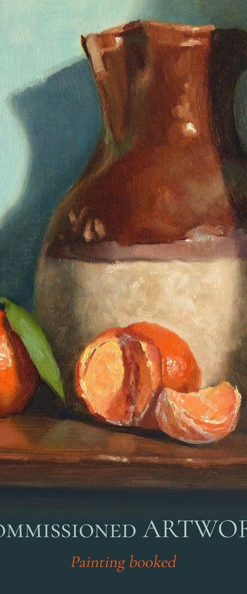Pitcher and 2 Clementines by Pascal Giroud