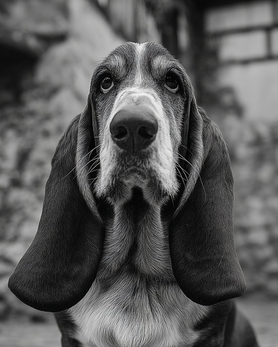 Dog in old village B0805E