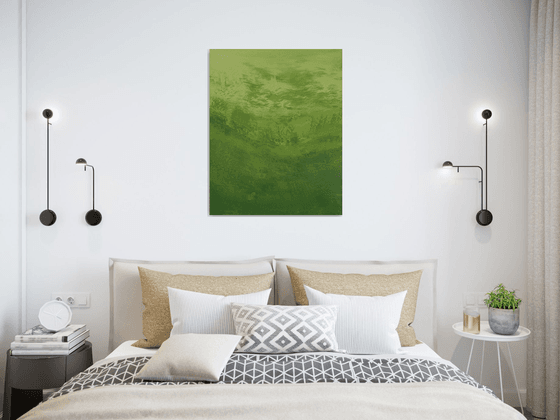 Olive Greens - Modern Green Abstract