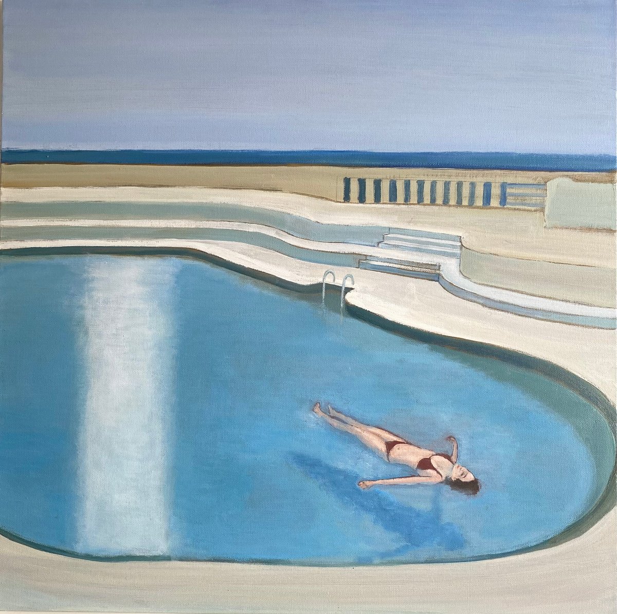 Floating In Art Deco By Nigel Sharman, 26 X 26, Artwork For Sale On Artfinder