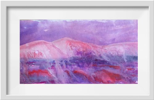 Mountain Love I Abstract Landscape by Gesa Reuter