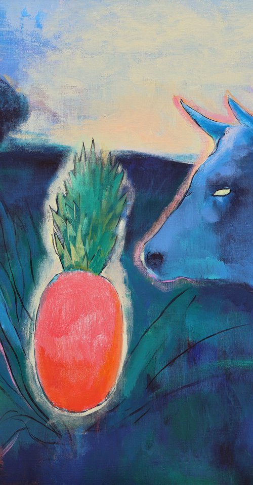 Tiny Cow by Artem Andreichuk