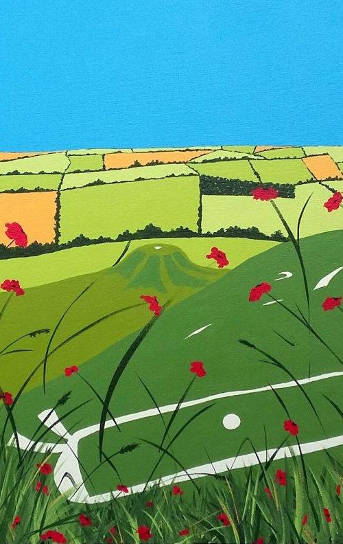White Horse Hill, Uffington, Oxfordshire by Sam Martin