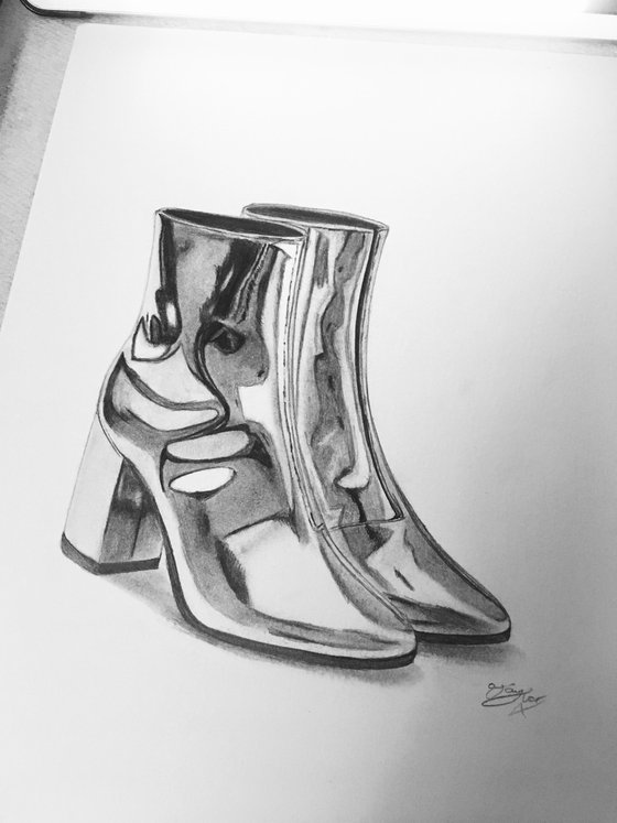 Shiny boots