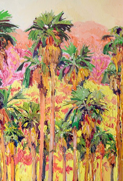 Desert Palm Trees by Suren Nersisyan