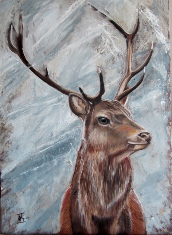 Winter Majesty Deer