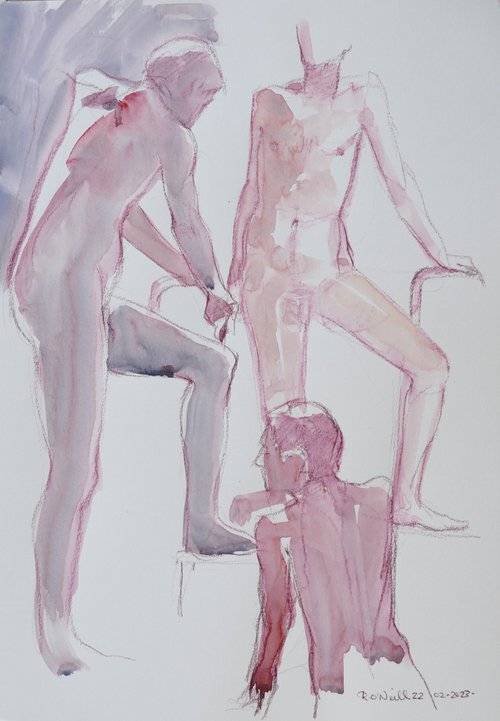 Male nude 3 poses by Rory O’Neill