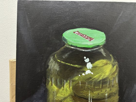 Jar of Pickles Still Life
