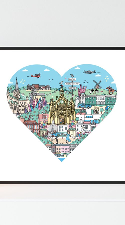 Chichester Love (unframed) by Lauren Nickless