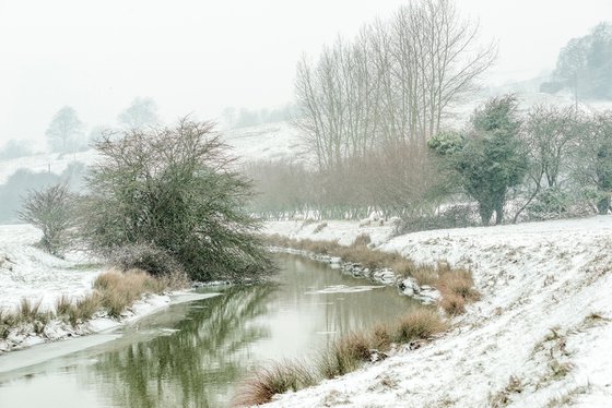 River Tillingham in the Snow.