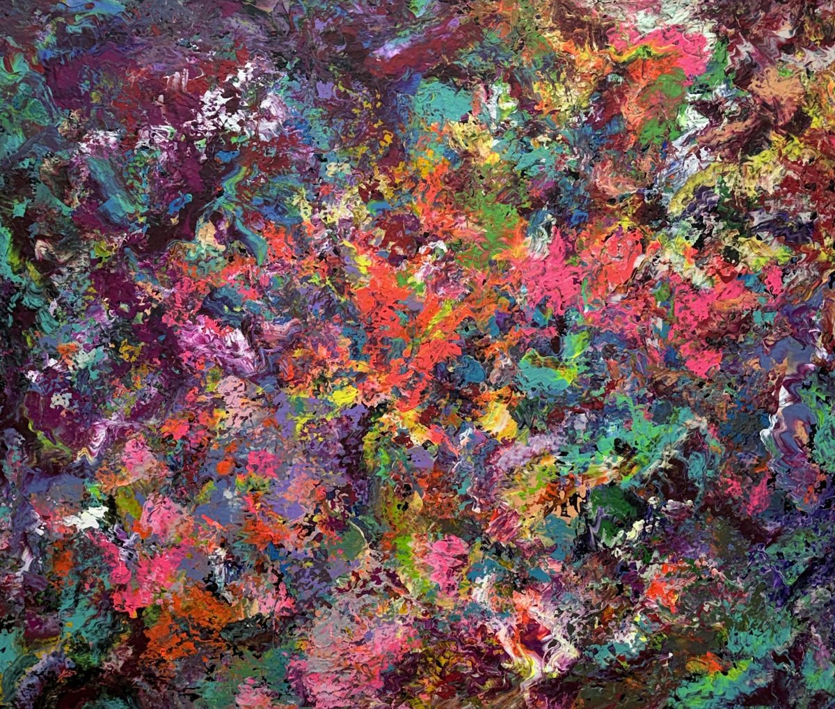 Blooming Energy By Andre Brauer, 47 X 39, Artwork For Sale On Artfinder