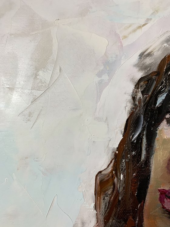 Dreaming woman.