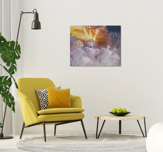 Chaos light large painting unique style by O KLOSKA