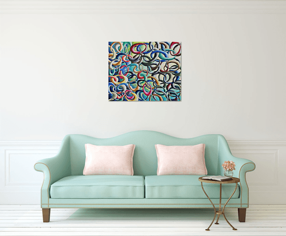 Cadena de favores . Chain of favors.