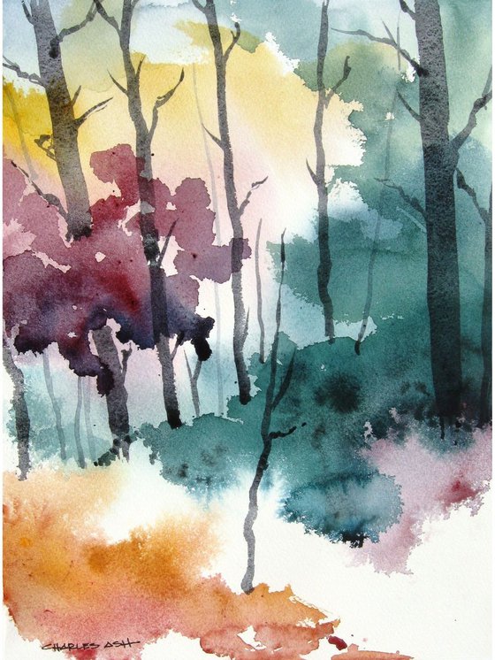 Autumn Colors - Original Watercolor Painting