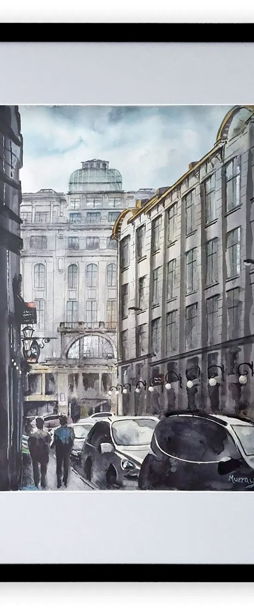 Glasgow Cityscape Drury Street by Stephen Murray