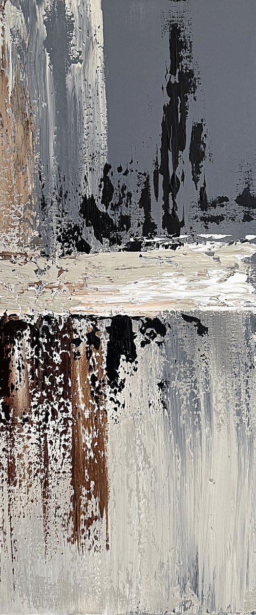 Ivory, Charcoal & Rust by Tatiana Malinovscaia