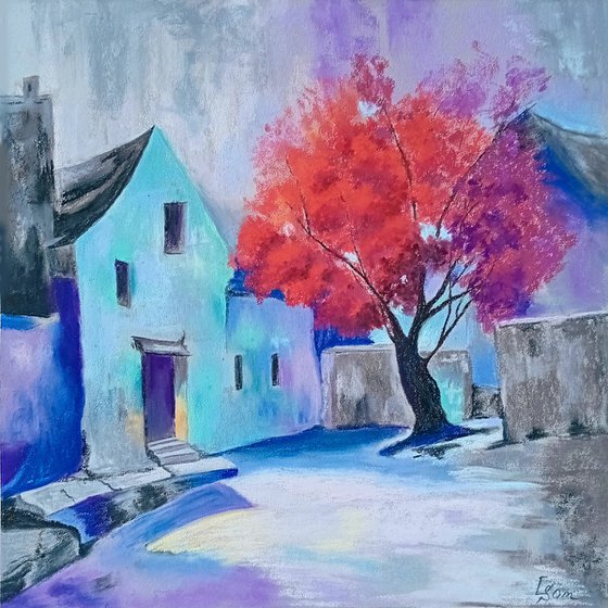 The Red Tree Courtyard