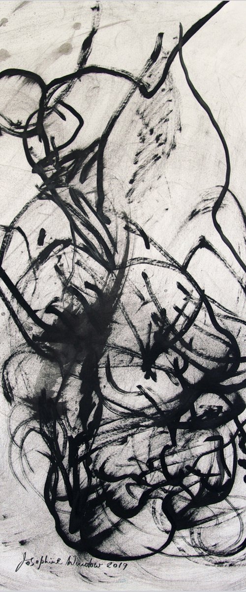 Ink Brush Drawing 4 by Josephine Window