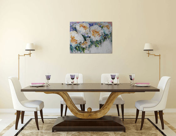 Сharm of white flowers