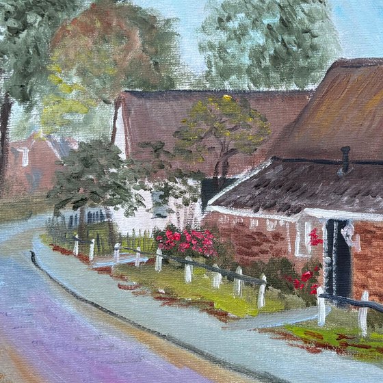 Street in Dalen, Dutch village