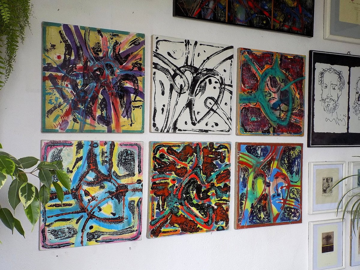  Abstract (Six Hearts)-Ii By Stanislav Bojankov, 55 X 35, Artwork For Sale On Artfinder