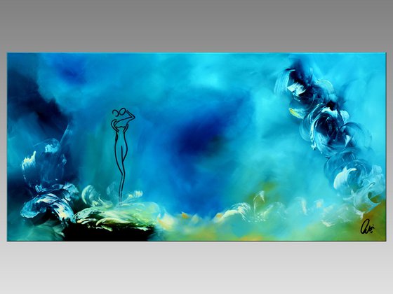 In den Wolken - Abstract Art - Acrylic Painting - Canvas Art - Abstract Painting